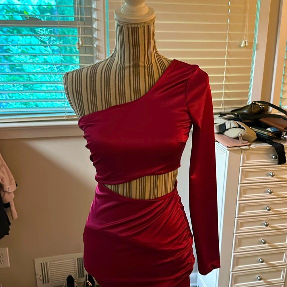 Lulus hot pink mini dress